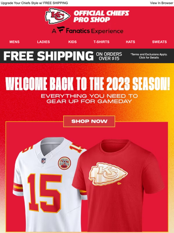 Kansas City Chiefs Gear up for the 2023 NFL Season! Milled