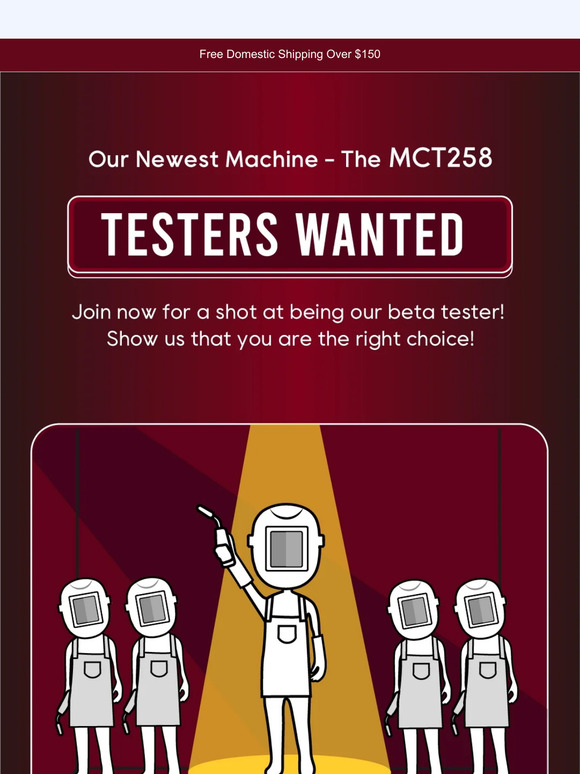 WeldMart Inc. 🔥Beta Testers Needed Try Our Newest Machine! Milled