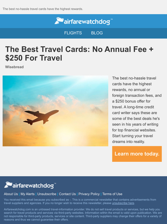 The Best Travel Credit Cards Are Here