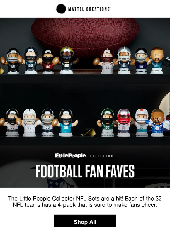 Mattel Expands Its Little People Football Collectibles To All NFL