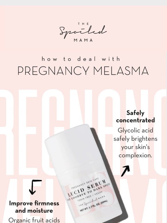 🫣 Dark Spots from Pregnancy Hormones? Use this!