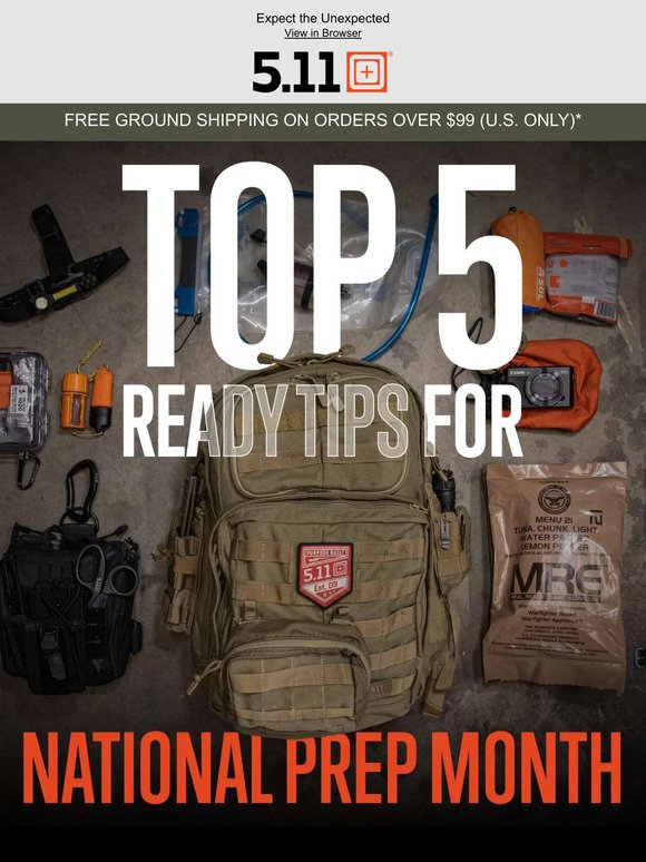 NATIONAL PREP MONTH 🛠️ 5 Tips to Stay Ready