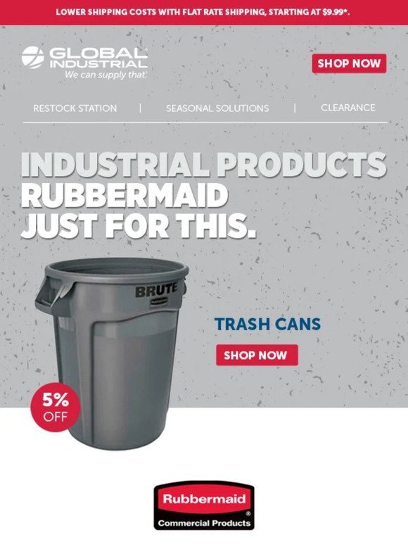 Streamline Operations with Rubbermaid: ♻️ Trash & Recycling, 🛒 Carts & More!