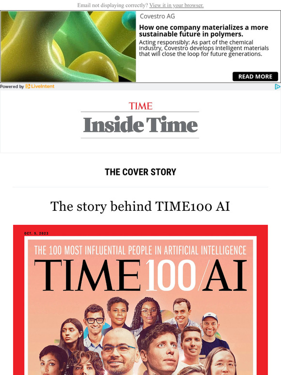 The story behind TIME100 AI