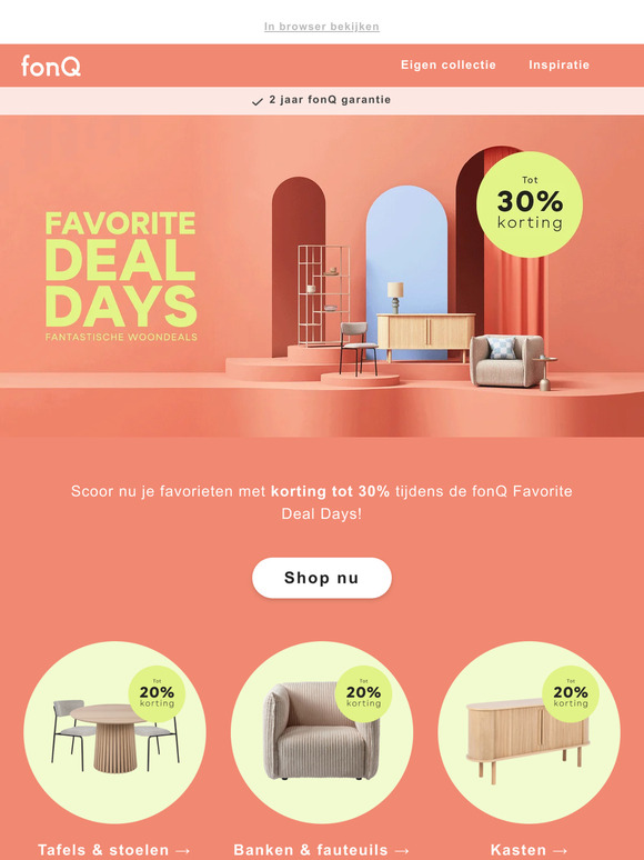 Fantastische woondeals met korting tot 30%