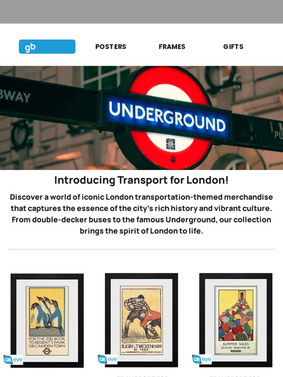 Add Colour to Your Home with our Transport for London Frames