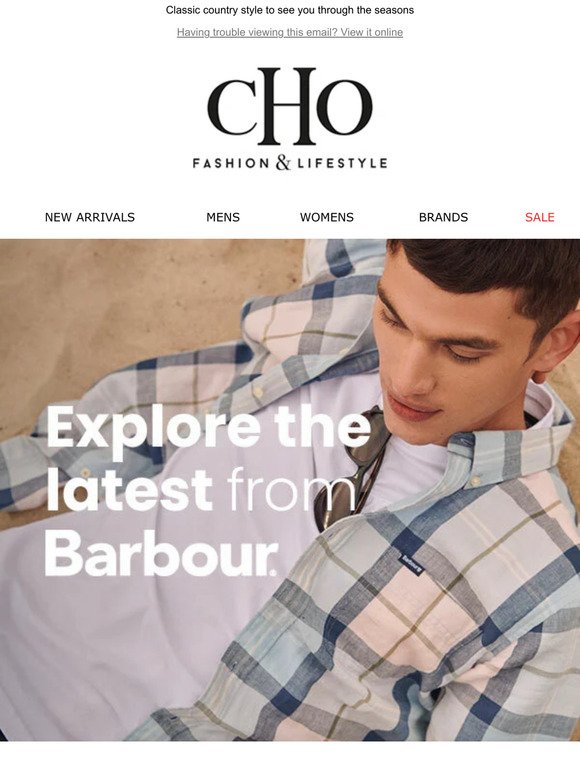 See what's new from Barbour