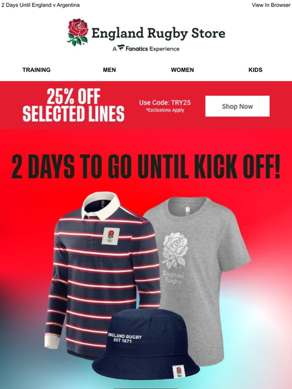 Latest Arrivals | 25% Off Selected Lines!