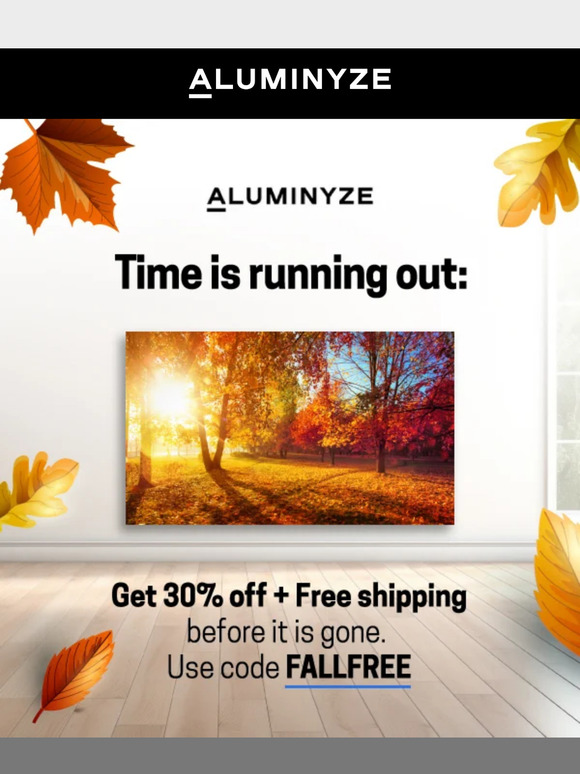 Hurry! 30% Off + Free Shipping on Metal Prints!