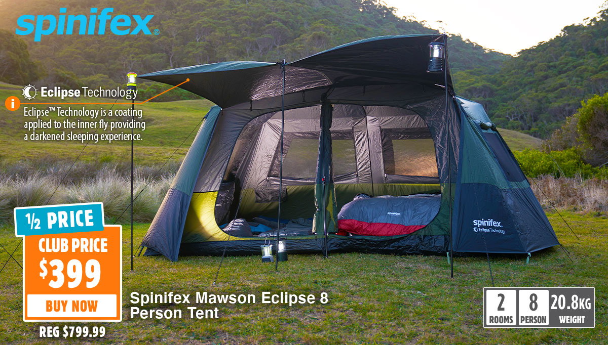 Spinifex Mawson Eclipse 8 Person Tent