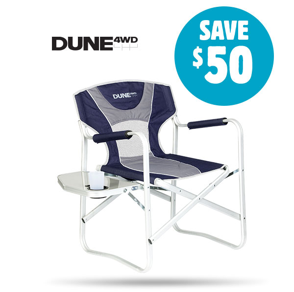 Dune 4WD Directors Chair with Side Table