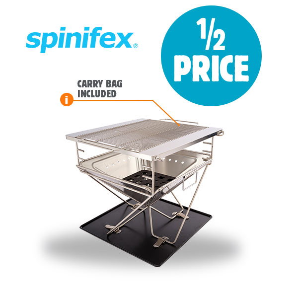 Spinifex Stainless Steel Folding Firepit