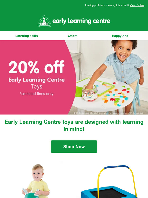 The Entertainer 20 Off Early Learning Centre Toys 💚 Milled