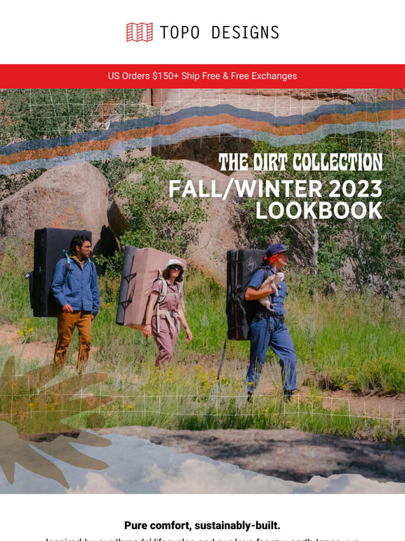 Topo Designs: Fall/Winter 2023 Lookbook is Here ๐ | Milled