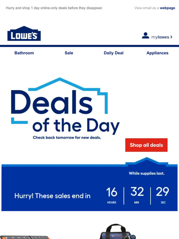 Lowes Email Newsletters Shop Sales, Discounts, and Coupon Codes
