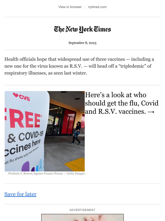 There will be three vaccines this fall. A look at which to get.