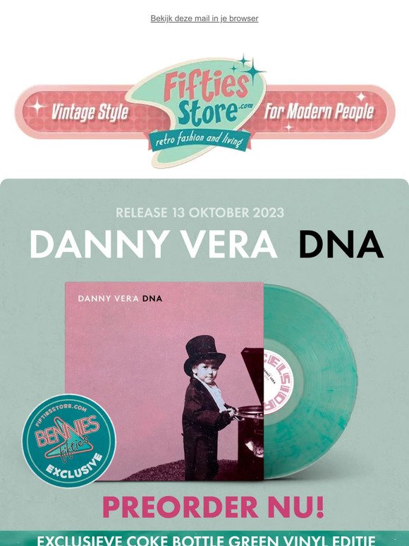 🧬 Exclusieve vinyl editie nieuw album Danny Vera
