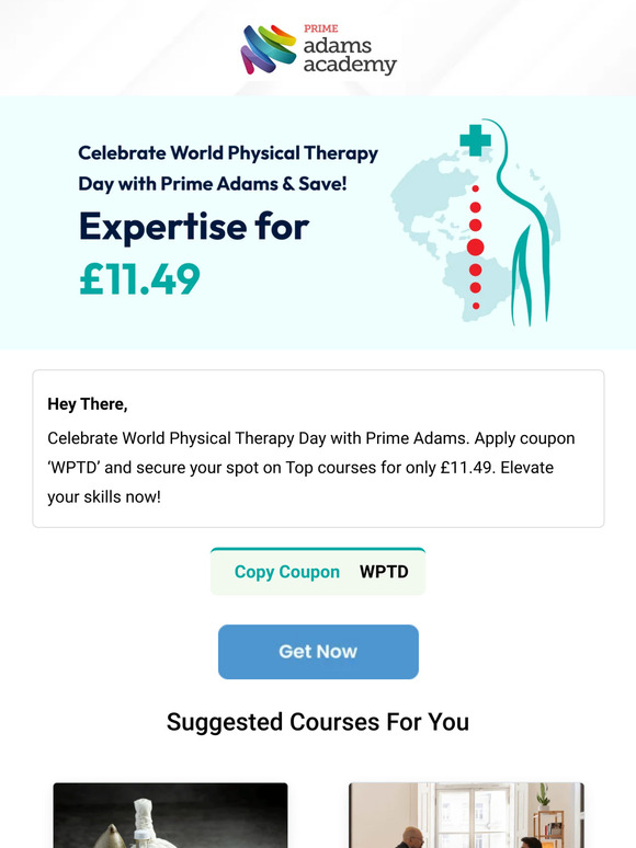 HOT DEAL Alert: Celebrate World Physical Therapy Day with Prime Adams & Save!