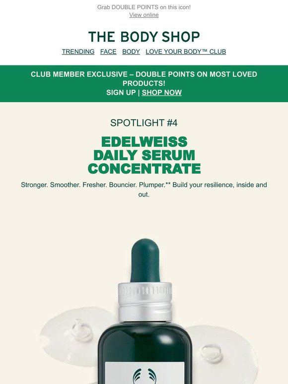#4 Spotlight on: Edelweiss Daily Serum Concentrate