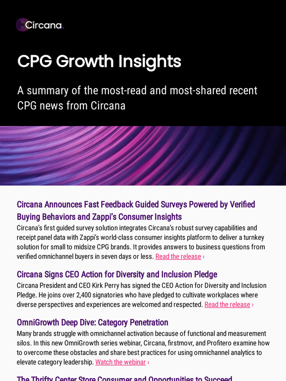 CPG Growth Insights: Monthly Recap of News and Insights