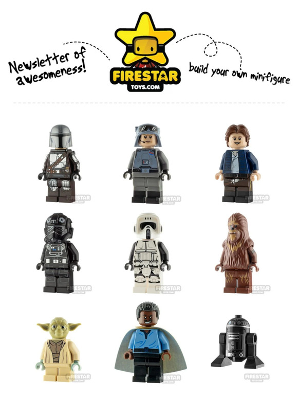 Collect the latest and rarest SW LEGO Minifigures at FireStar Toys 🔥⭐