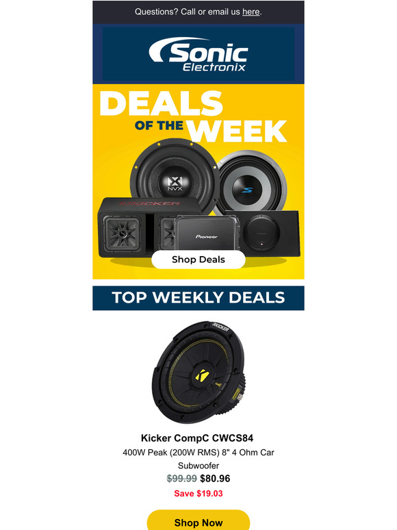Deals of the Week Price Drop: Up to 30% off!