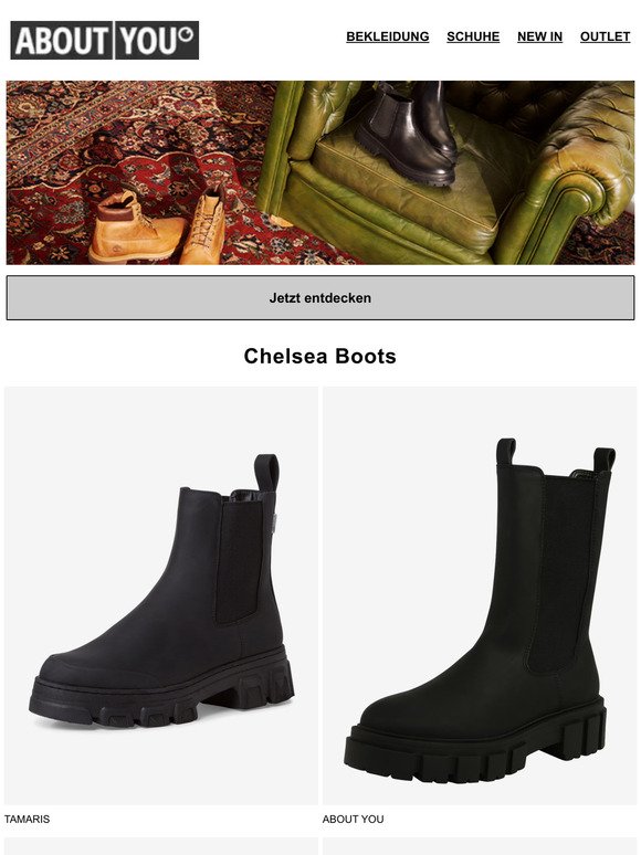 Frisch eingetroffen: Stiefeletten, Chelsea Boots & Co.