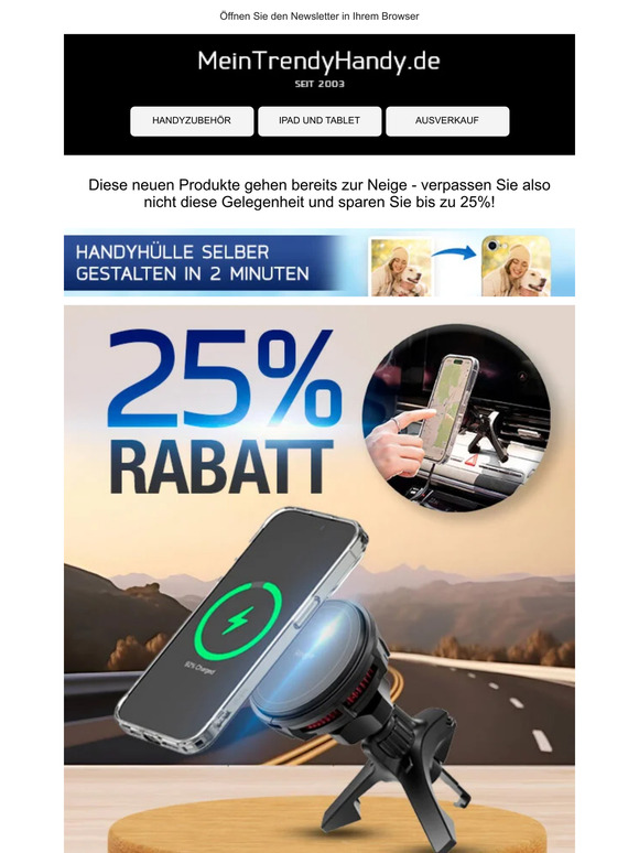 Warten Sie nicht: bis zu 25% Rabatt!