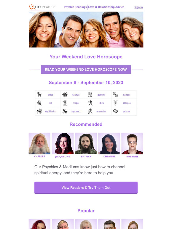 —, Your Weekend Love Horoscope
