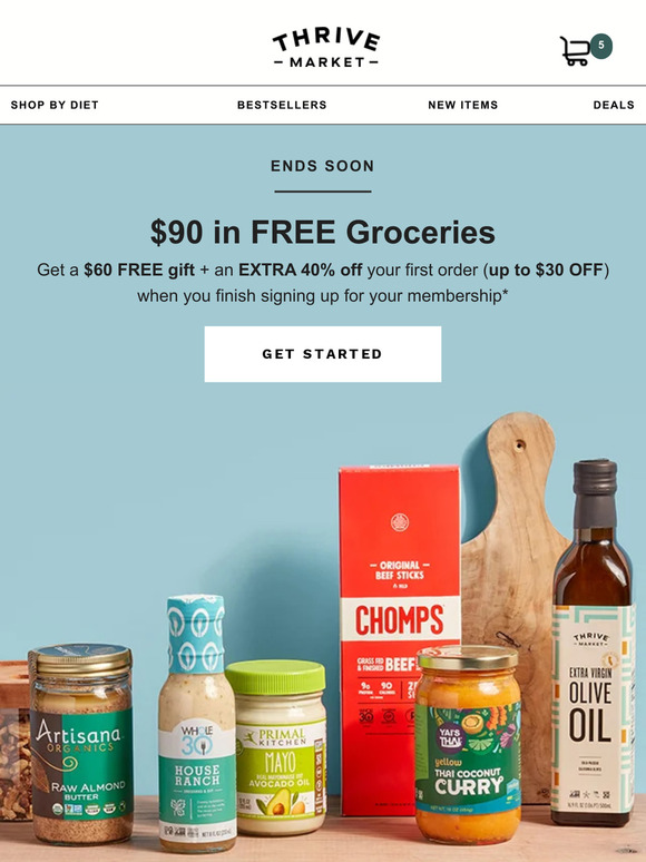 $90 in FREE groceries are a few taps away