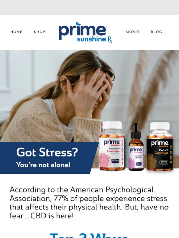 3 Ways CBD Helps Combat Stress 💪