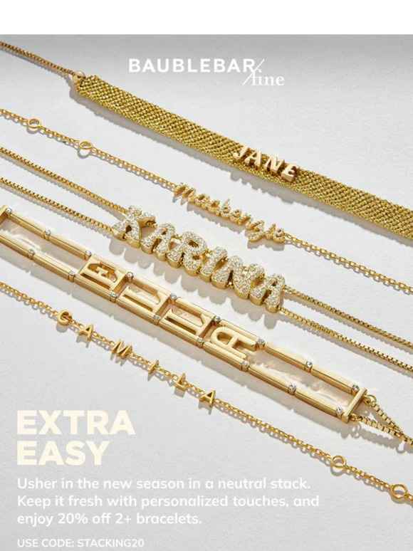 BaubleBar Email Newsletters Shop Sales, Discounts, and Coupon Codes