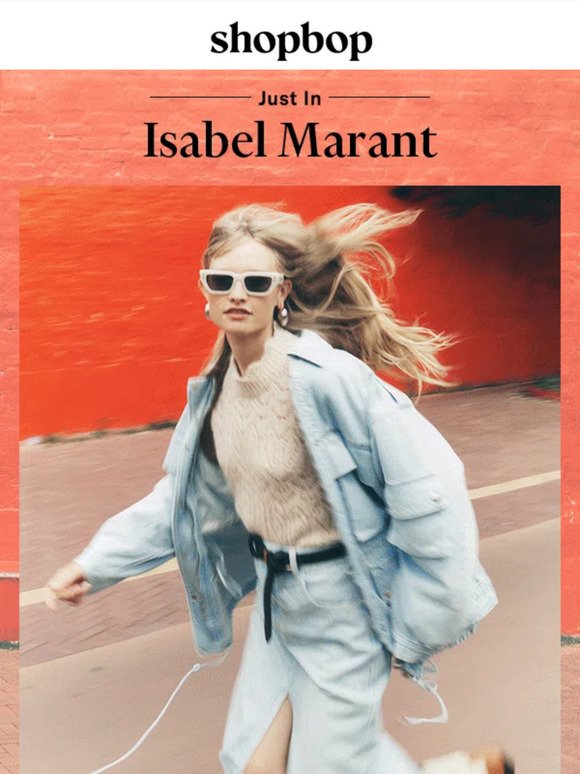 Bonjour, Isabel Marant