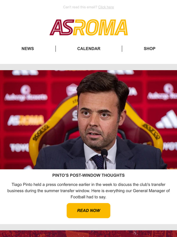 Recent purchases and future plans – Pinto’s press conference