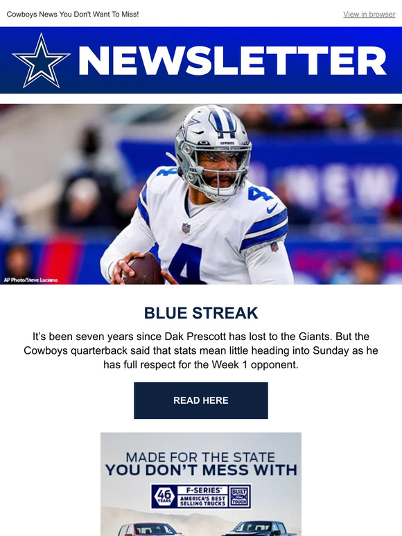 shop.dallascowboys.com: This Week at The Star ⭐️