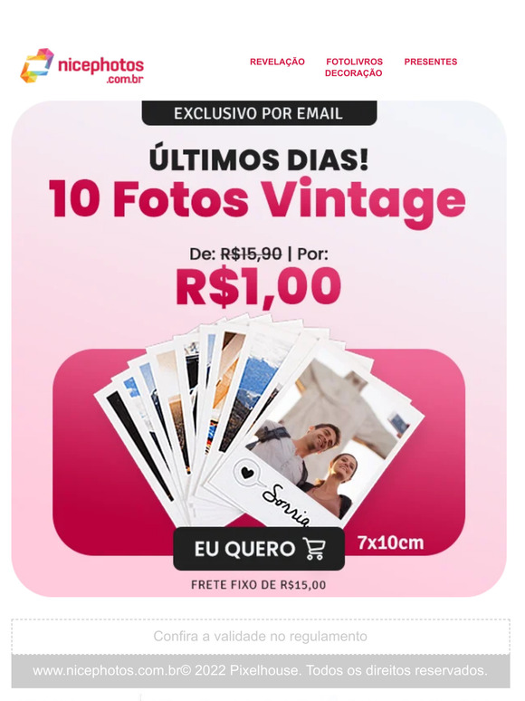 Nicephotos - O melhor site de revelação de fotos.