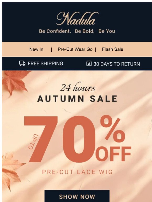 Just in: 70% OFF Wear Go Styles...