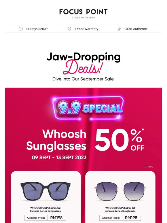 Jaw-Dropping Deals! 🤓😱 Up to 50% off!