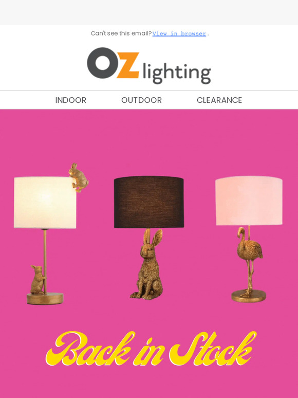 #BackInStock! | Animal Lamps