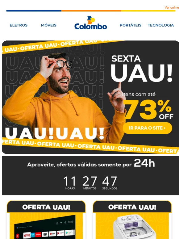 😜 LIBERADO! 73% OFF pra você 🛍️🛒