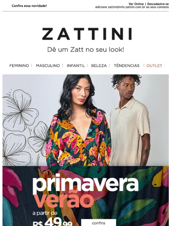 Looks de Primavera/Verão a partir de R$49,99! ✨