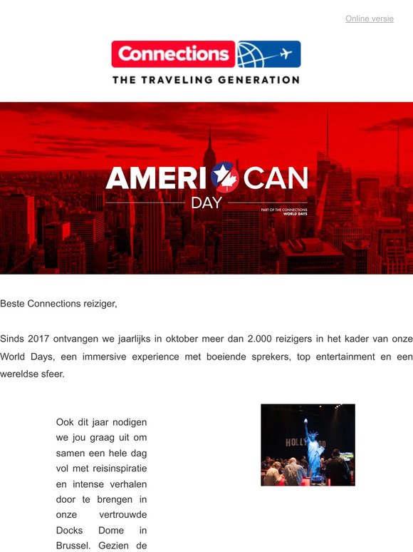 Inschrijvingen Connections Ameri-Can Day 2023 geopend!