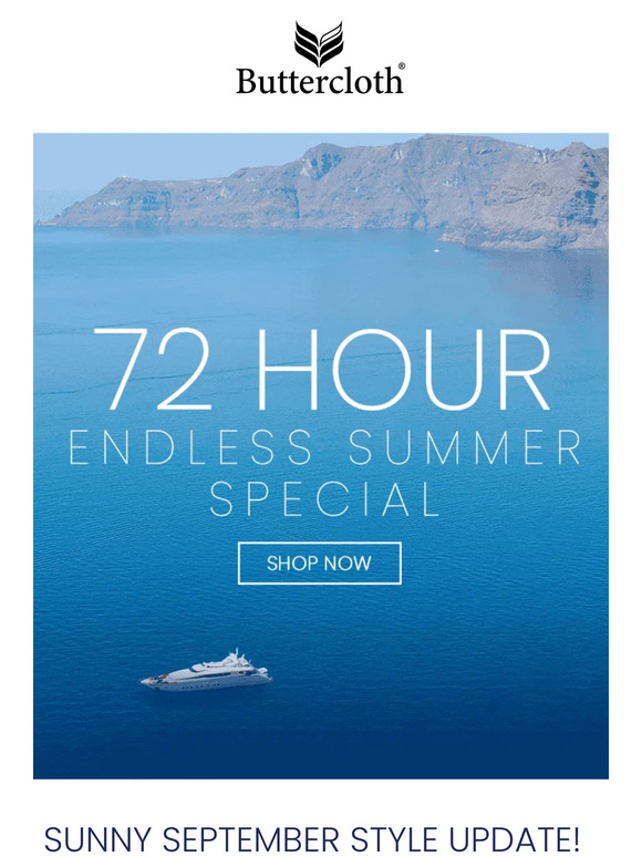 72 hours only - Unlock HOT Summer Deals!