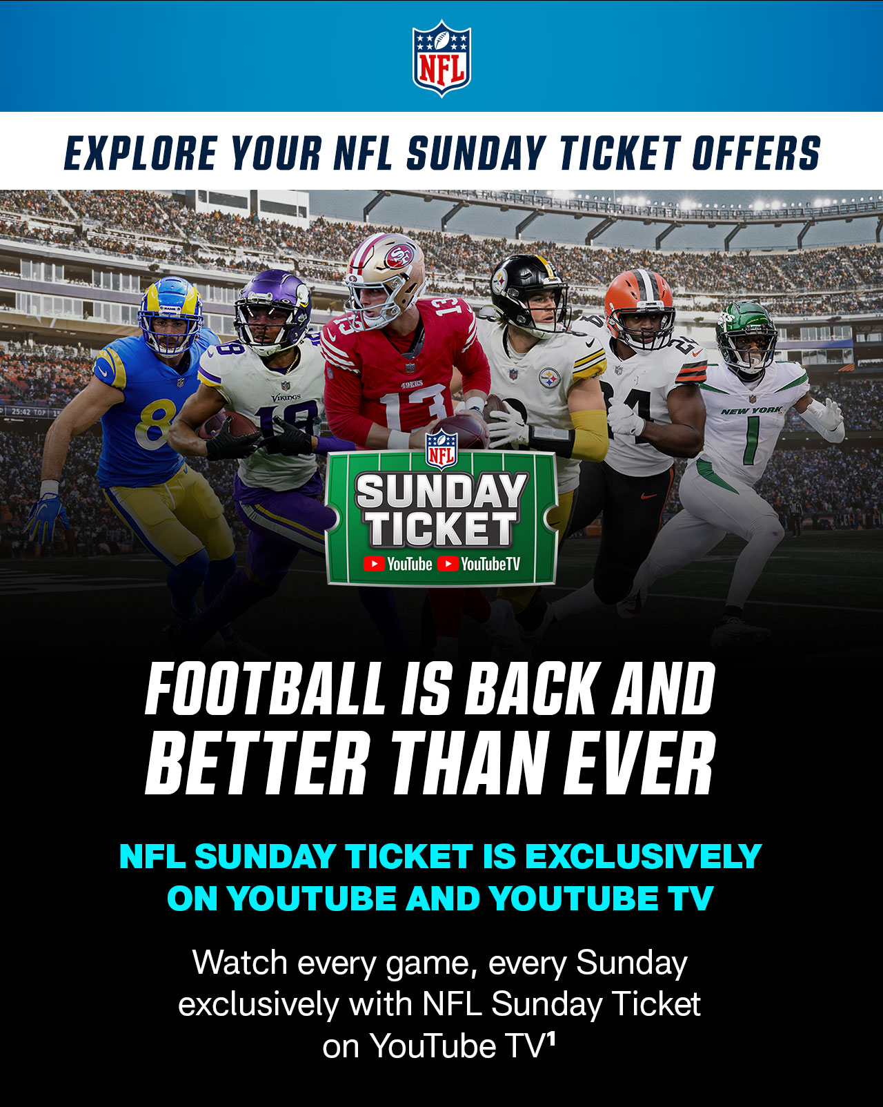 NFL Sunday Ticket deals: all the best offers