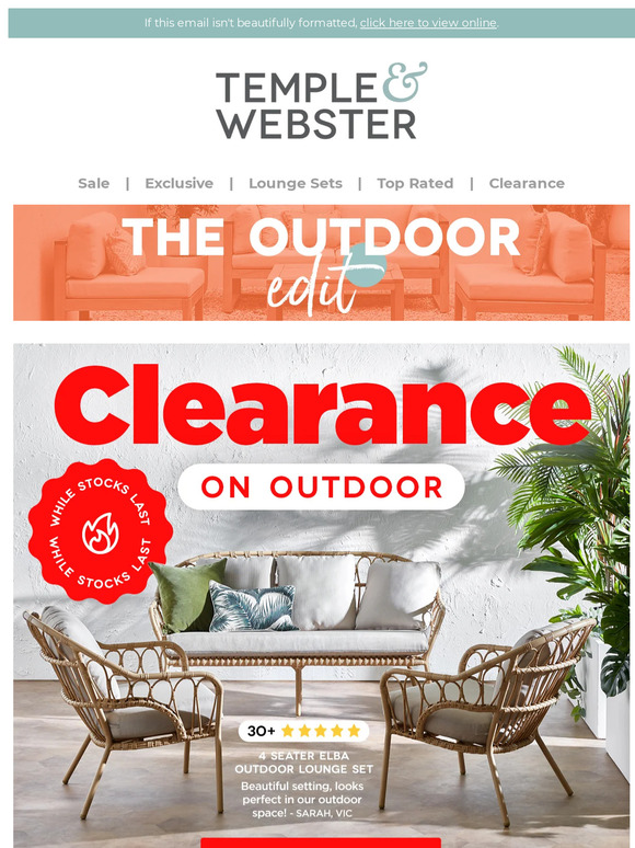 📦 Clearance Sale on Outdoor