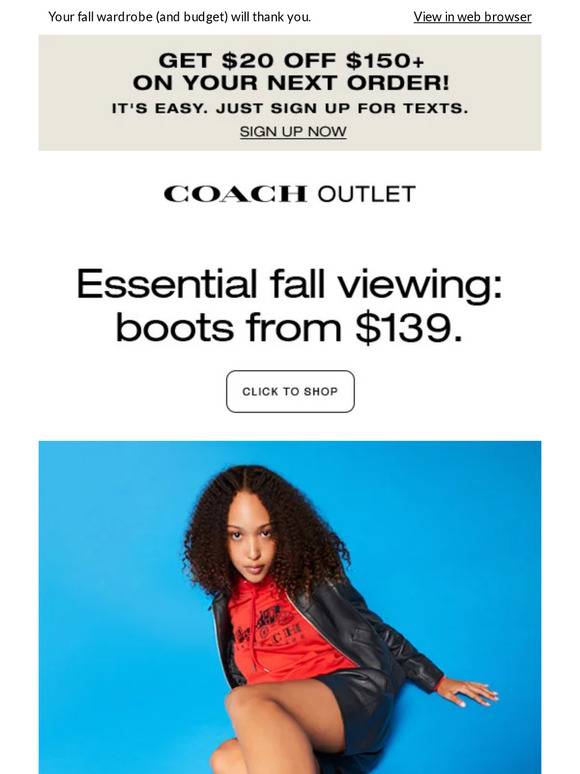 Coach Outlet's fall flash sale is almost too good to be true: 12