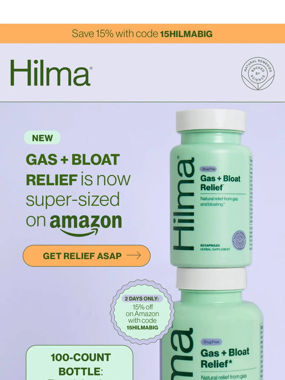 Hilma Gas + Bloat Relief