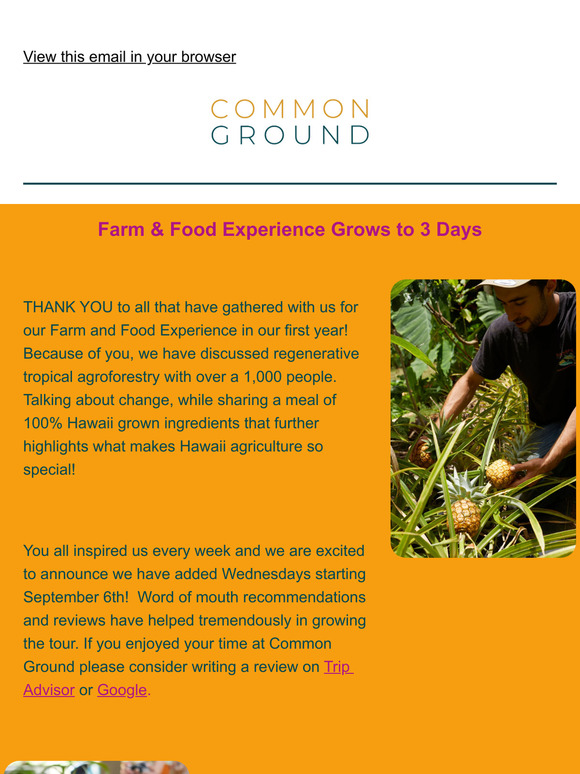 More Farm and Food Days!