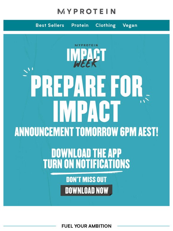 Prepare for Impact | Download the app now 📱