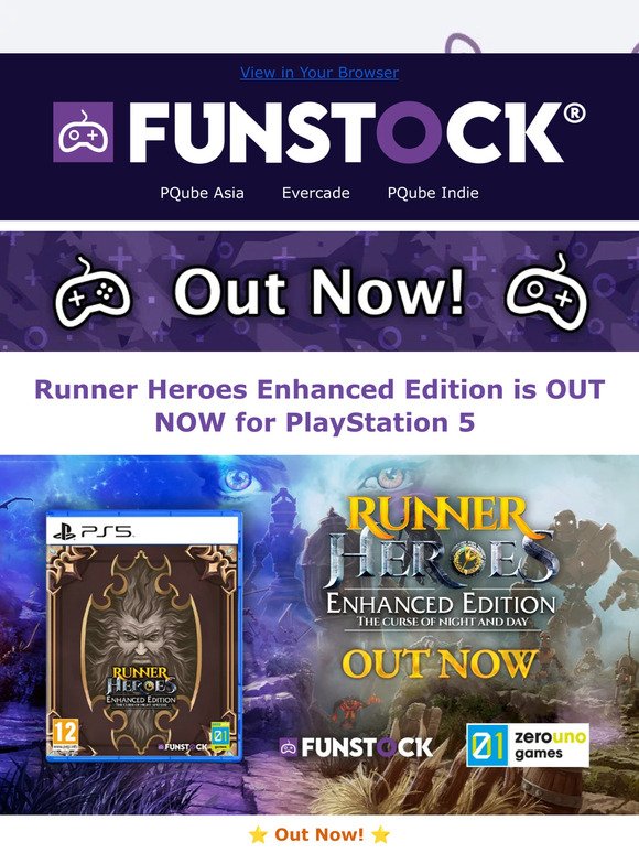 OUT NOW! Runner Heroes Enhanced Edition